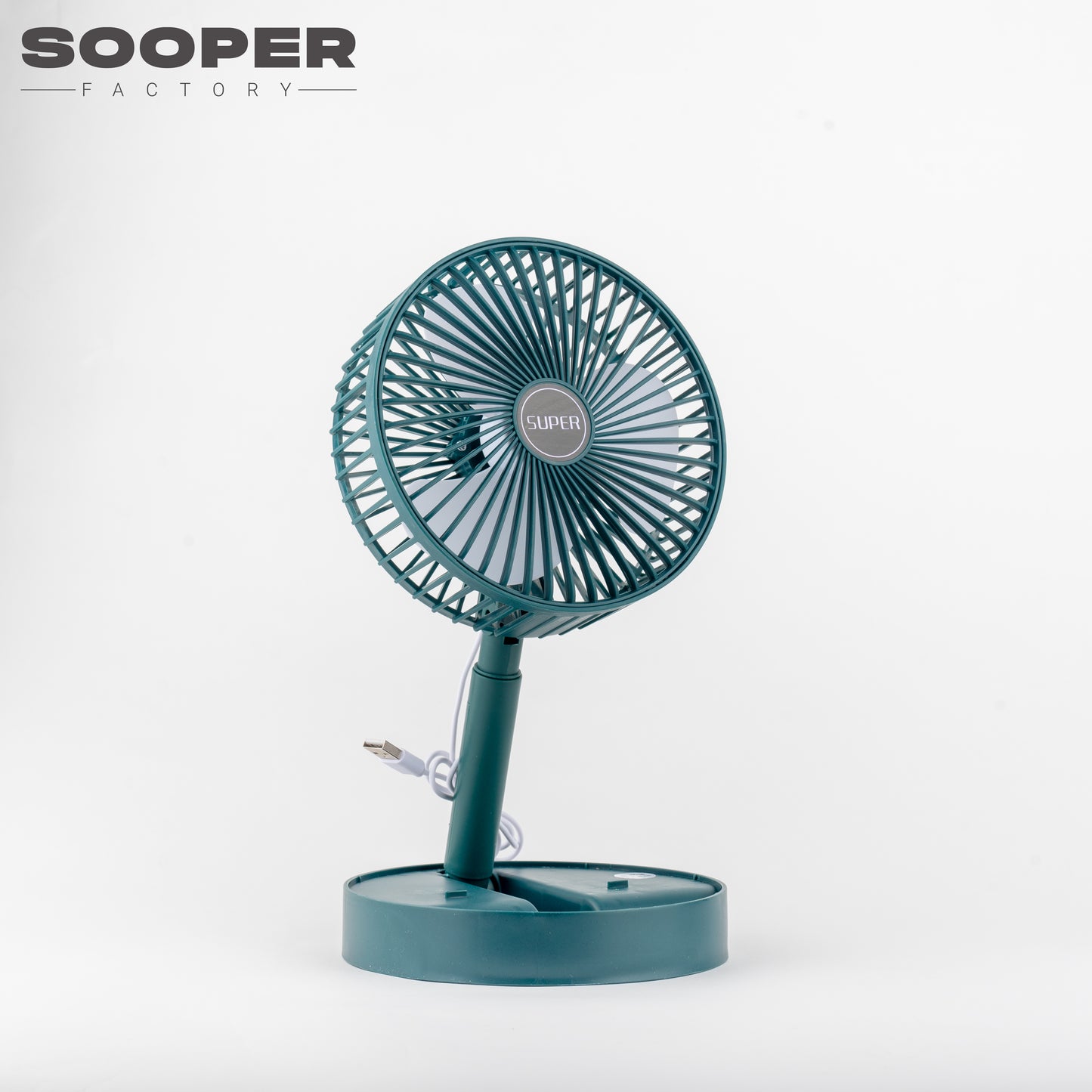 Powerful Rechargeable High-Speed Table Desk Fan