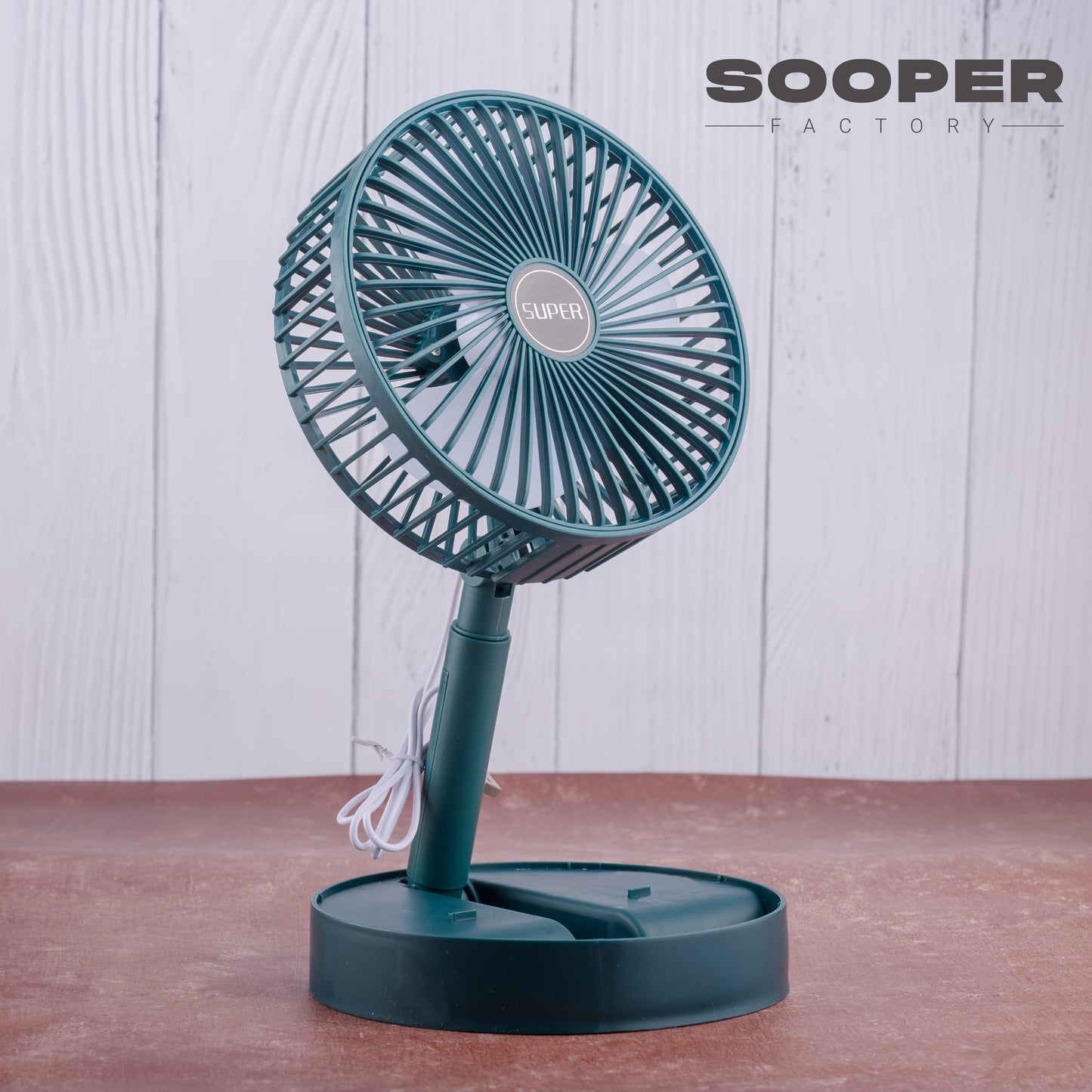 Powerful Rechargeable High-Speed Table Desk Fan